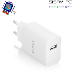 Cargador de Pared Aisens A110-0853/ 1xUSB/ 10.5W