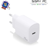 Cargador de Pared Aisens A110-0752/ 1xUSB Tipo-C/ 20W