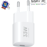 Cargador de Pared GaN Xiaomi 33W Nano Power Adapter 1xUSB Tipo-C/ 33W