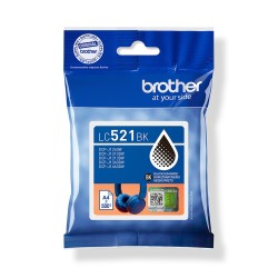 Cartucho de tinta negra LC521BK 500 paginas