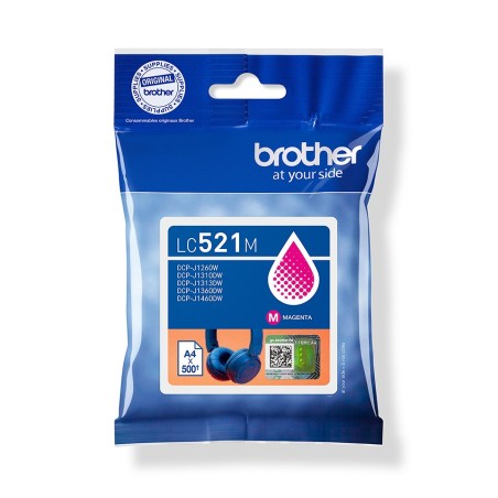 Cartucho de tinta magenta LC521M 500 paginas