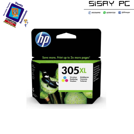 CARTUCHO HP 305XL COLOR 3YM63AE