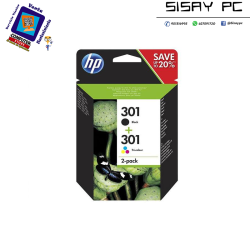 CARTUCHO HP 301 PACK 2 NEGRO-COLOR
