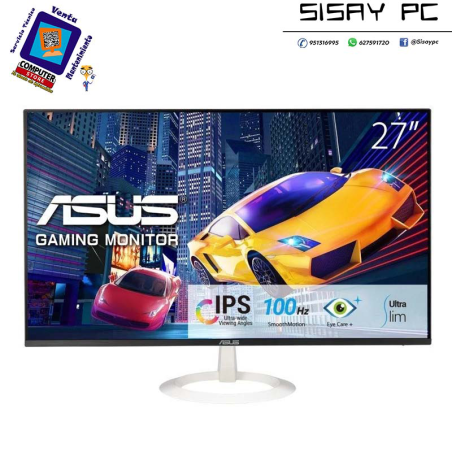 Monitor Polivalente Asus VZ27EHF-W 27"/ Full HD/ 1ms/ 100Hz/ IPS/ Blanco
