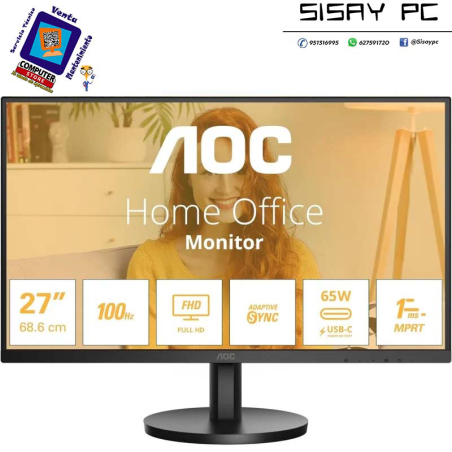 MONITOR AOC 27B3HA2 23.8 LED IPS"