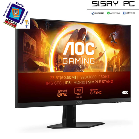 Monitor FHD 24 Pulgadas, AOC Gaming 24G4XE