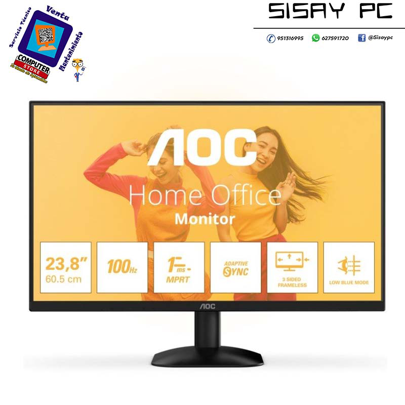 Monitor AOC 24B35HM2 24/ Full HD/ Negro"