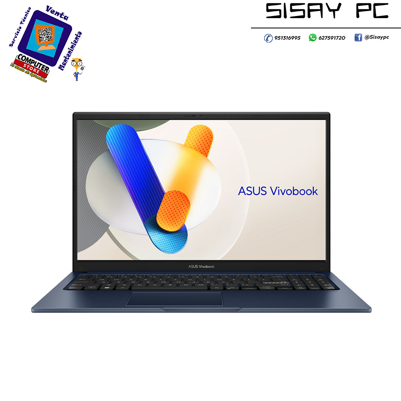 PortÃ¡til - ASUS Vivobook 15 F1504VA-BQ133, 15.6  Full-HD, IntelÂ® Coreâ¢ 5 120U, 16GB RAM, 512GB SSD, UHD Graphics"