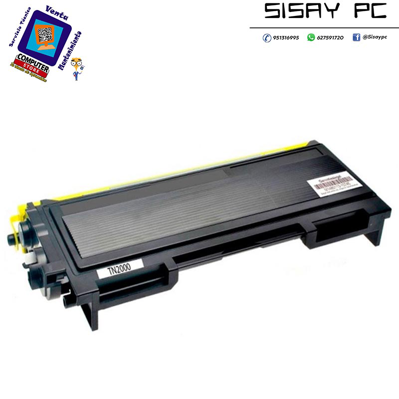 TONER COMPATIBLE BROTHER TN2000 / TN2005 Negro 2500 pag.