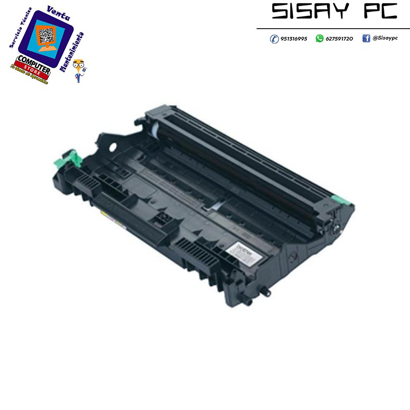 Tambor compatible para BROTHER DR2100 / DR360 / Rcoh SP1200 Negro