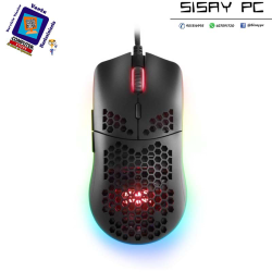 RATON MARS GAMING MMAX RGB 12400DPI USB NEGRO