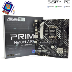 Placa Base Asus Prime H610M-A R2.0/ Socket 1700/ DDR5/ PCIe 4.0/ Micro ATX