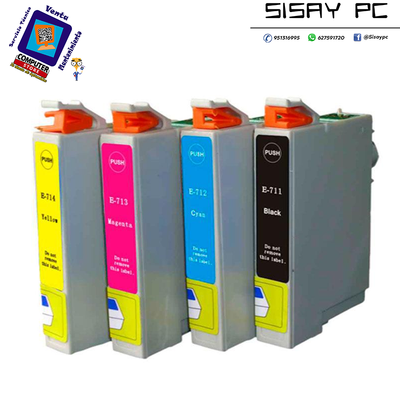 Tinta compatible Dayma para EPSON T0711 Negro 13ml