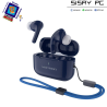Auriculares Bluetooth Vention Echo Lite E11 Plus con estuche de carga/ Autonomía 6h/ Azules