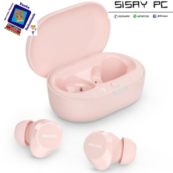 Auriculares Bluetooth Philips TAT1209 con estuche de carga/ Autonomía 6h/ Rosas