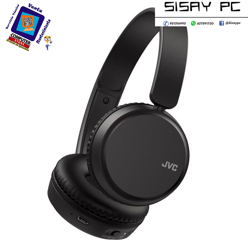 Auriculares Inalámbricos JVC HA-S36W/ con Micrófono/ Bluetooth/ Negros