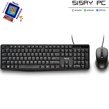 Teclado y Ratón NGS Cocoa KIT V2