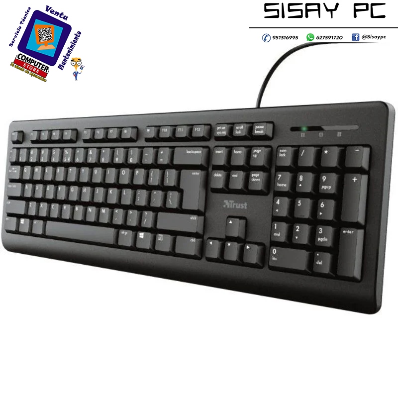 Teclado Trust TK-150 Silent