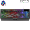 Teclado Gaming SemiMecánico Mars Gaming MK124