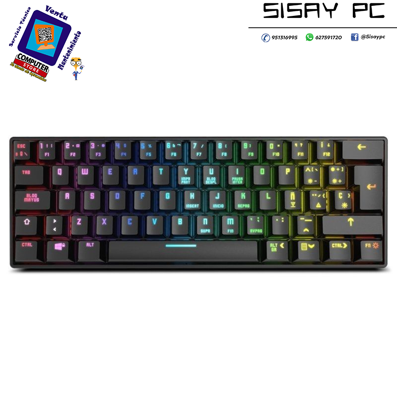 Teclado Gaming Mecánico Inalámbrico Krom Kluster