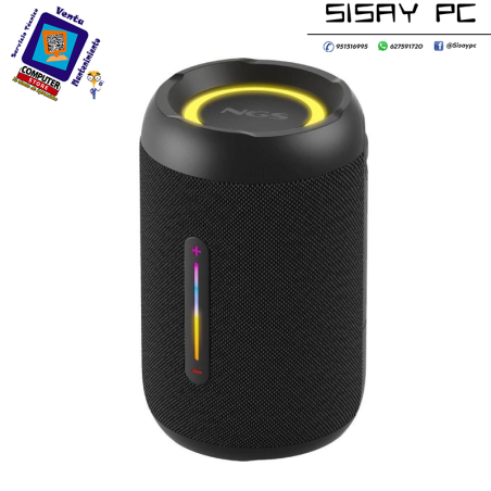 Altavoz con Bluetooth NGS Roller Furia 2 Tiny/ 20W/ 2.0/ Negro