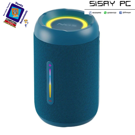 Altavoz con Bluetooth NGS Roller Furia 2 Tiny/ 20W/ 2.0/ Azul