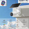 Cámara de Videovigilancia TP-Link Tapo C425 KIT/ Visión Nocturna/ Control desde APP/ Incluye Panel Solar