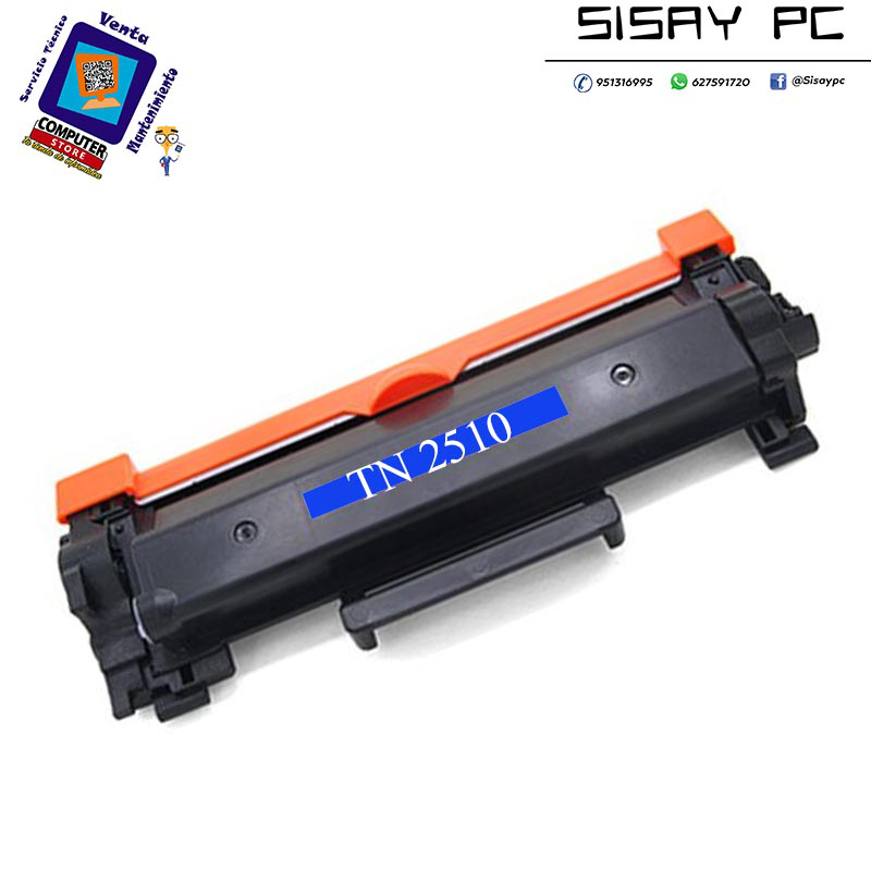 Toner compatible BROTHER TN2510 XL Negro 3000 pag.