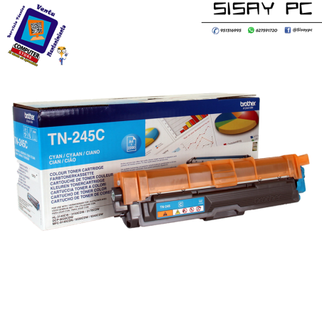 TONER BROTHER TN 245C HL-3140, HL-3150, HL-3170 CIAN 2.2K