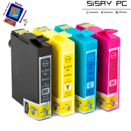 Tinta compatible Dayma para EPSON T1811 Negro 470 pag