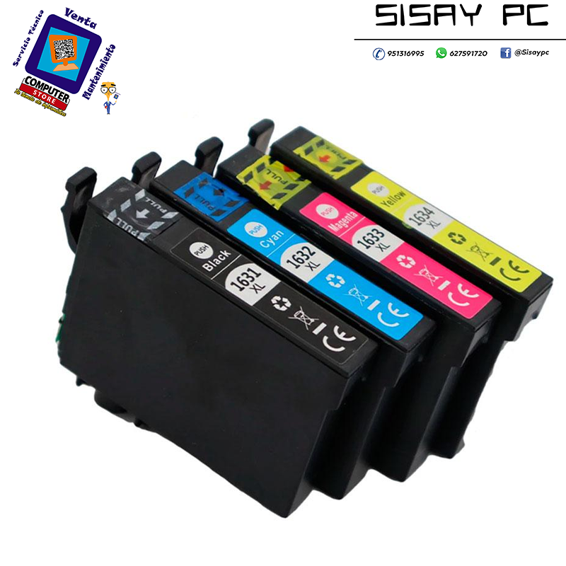 Tinta compatible Dayma para EPSON T1631 Negro 500 pag