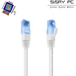 Cable de Red RJ45 SFTP Cat.7/ 1m/ Blanco
