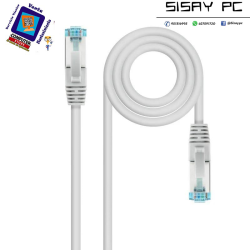 Cable de Red RJ45 SFTP Cat.7/ 2m/ Blanco