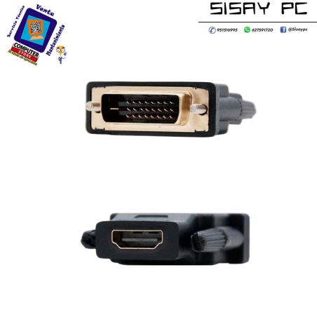 Adaptador DVI Macho - HDMI Hembra