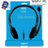Auriculares Logitech H111/ con Micrófono/ Jack 3.5/ Negros