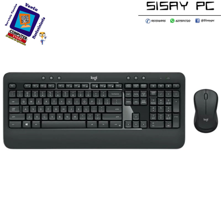 Teclado y Ratón Inalámbrico Logitech MK540 Advanced