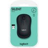 Ratón Inalámbrico Logitech Silent M220/ Hasta 1000 DPI/ Gris Marengo
