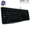 TECLADO LOGITECH K120 NEGRO USB RETAIL INGLES