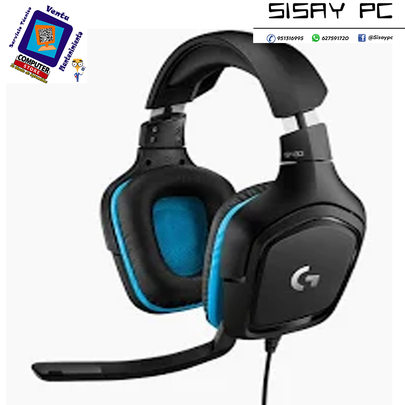 Logitech G432 Auriculares Gaming 7.1