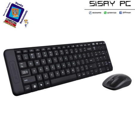 TECLADO + RATON LOGITECH CORDLESS DESKTOP MK220