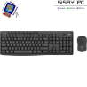 Teclado y Ratón Inalámbricos Logitech Silent Touch MK295/ Grafito