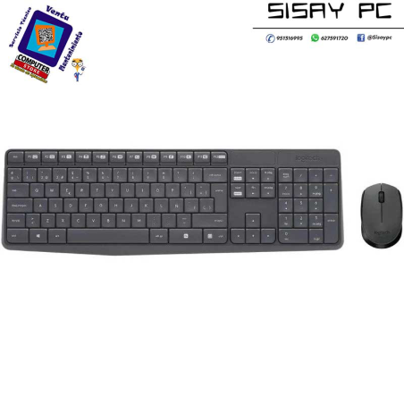TECLADO + RATON LOGITECH CORDLESS DESKTOP MK235