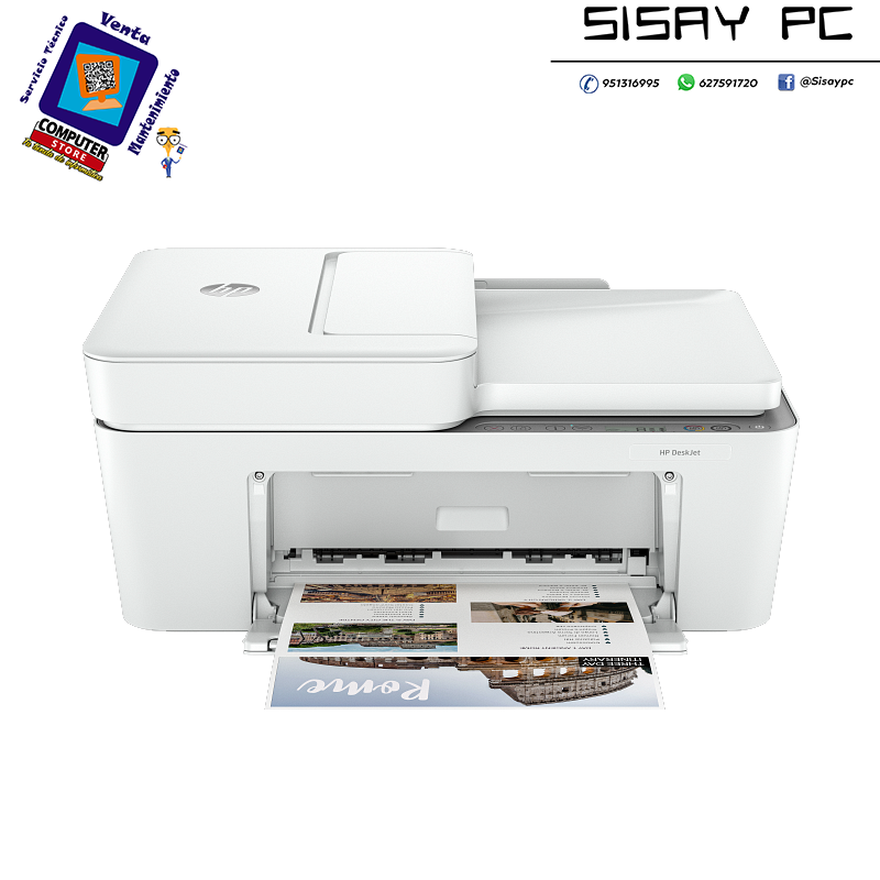 Multifunción HP Deskjet 4220e WiFi/ Fax / ADF/ Blanca