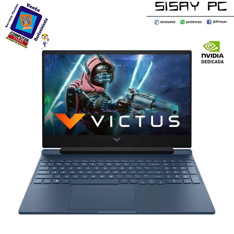Portátil Gaming HP Victus 15-FA2039NS Intel Core 7-240H/ 16GB/ 1TB SSD/ GeForce RTX 5060/ 15.6"