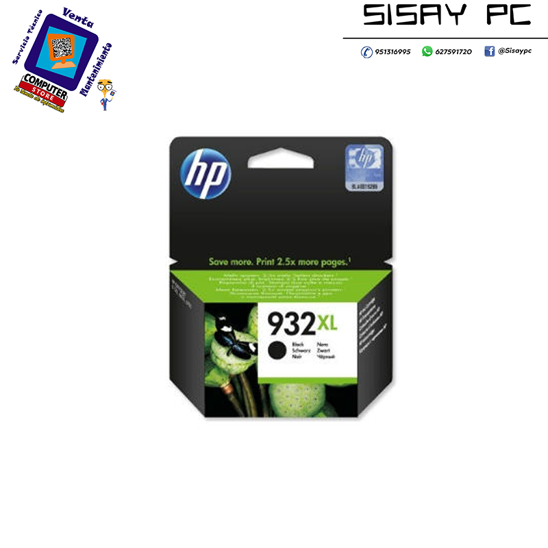 CARTUCHO HP 932XL NEGRO CN053AE OFFICEJET 6100