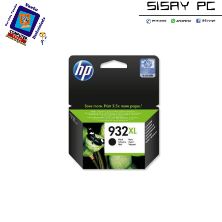 CARTUCHO HP 932XL NEGRO CN053AE OFFICEJET 6100