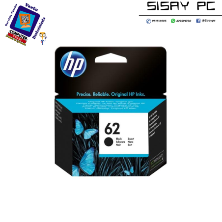 CARTUCHO HP 62 C2P04AE NEGRO