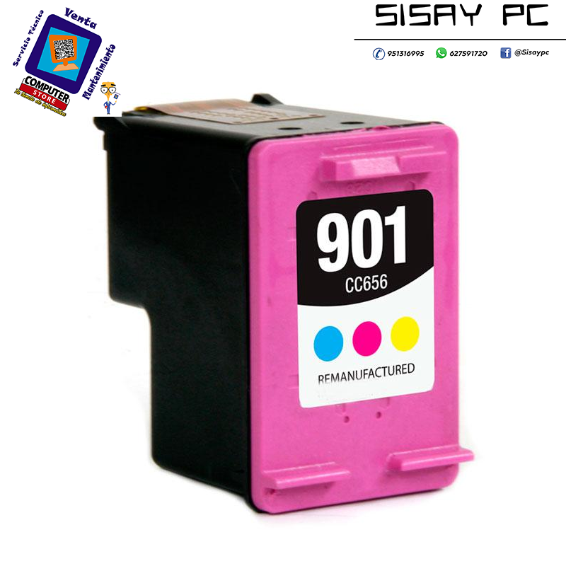 Tinta reciclada para HP N901 XL Color 440 pag.