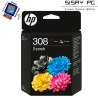 Tinta Original Hp 308 Pack  Negro + Color 6L6S6UE