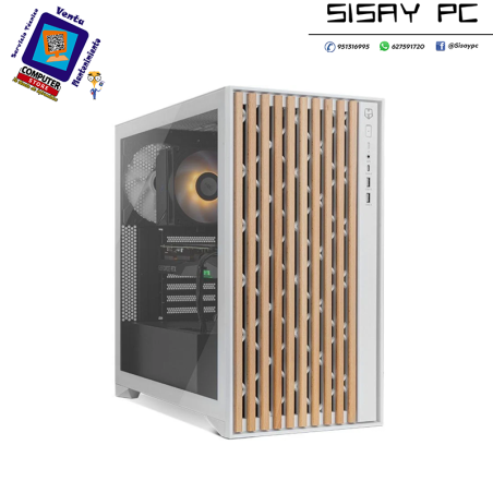 Caja Gaming Semitorre Nox Hummer Element/ Blanca
